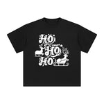 HO HO HO Reindeer Graphic Tee-INNBLAC Fashion Apparel