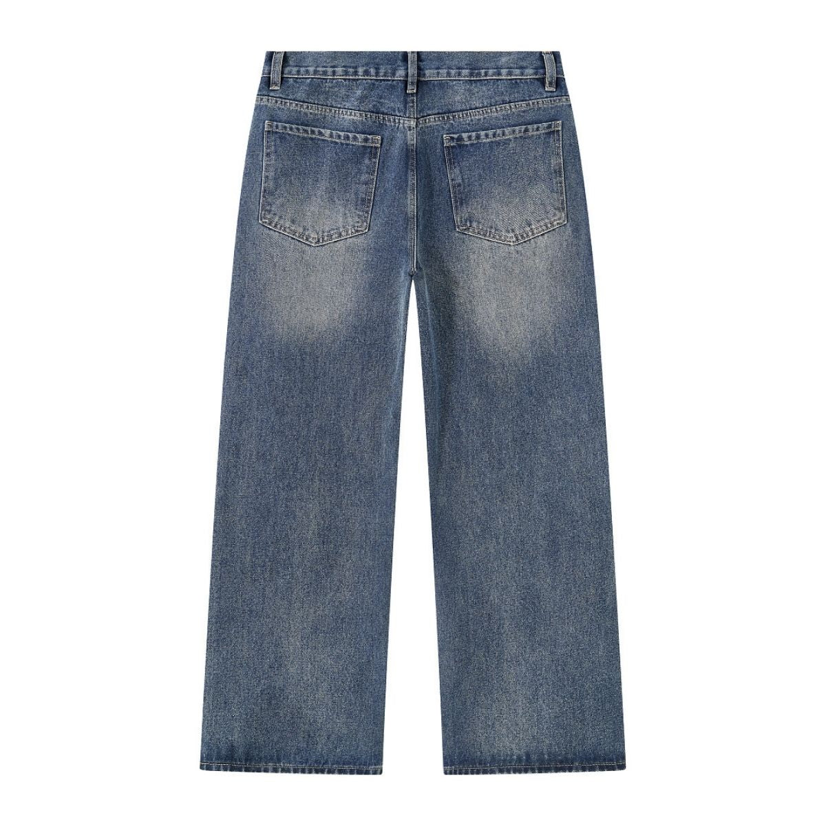 Vintage Washed Faded Loose Wide Leg Jeans