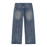 Vintage Washed Faded Loose Wide Leg Jeans