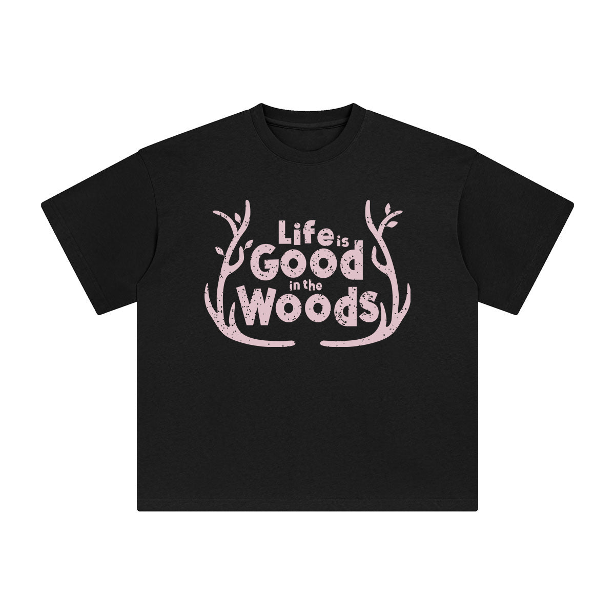 Life Is Good In The Woods Graphic Tee-INNBLAC Fashion Apparel