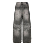 Trendy Metal Stud Embellished Relaxed Fit Jeans
