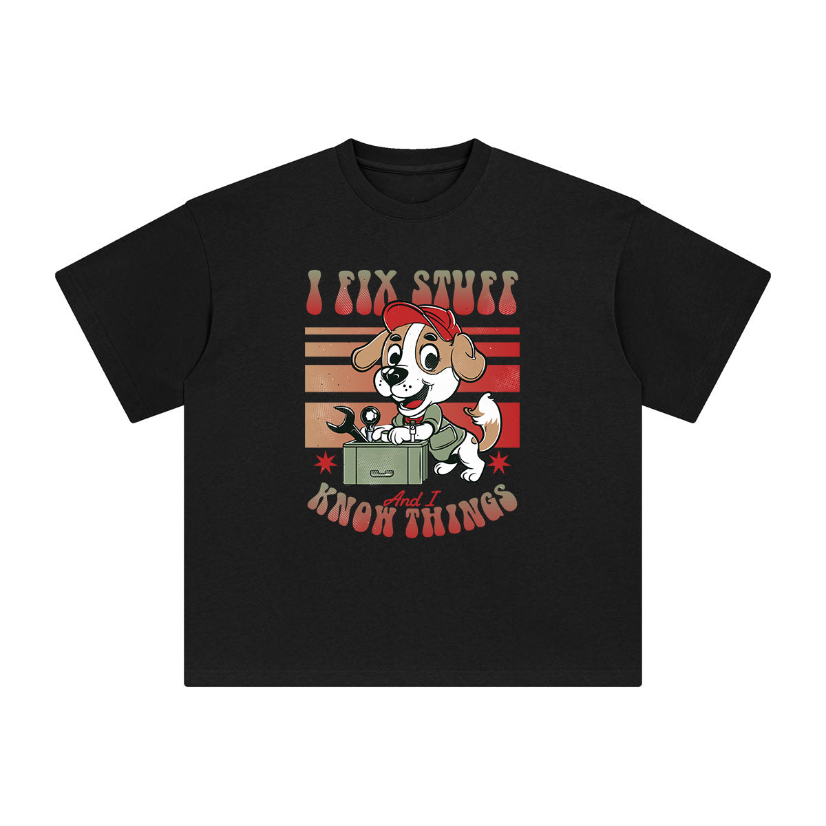 Repairman Dog Graphic Tee-INNBLAC Fashion Apparel