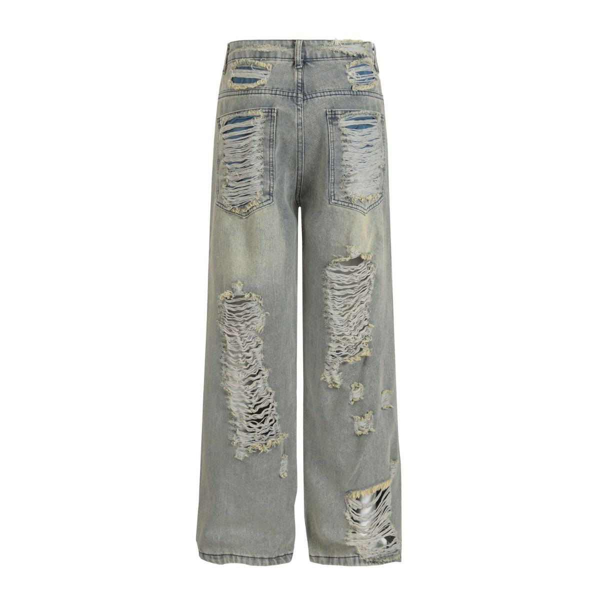 Smoke Rise Heavy Ripped Vintage Washed Jeans