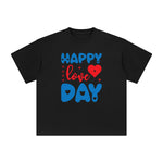 Happy Love Day Graphic Tee-INNBLAC Fashion Apparel