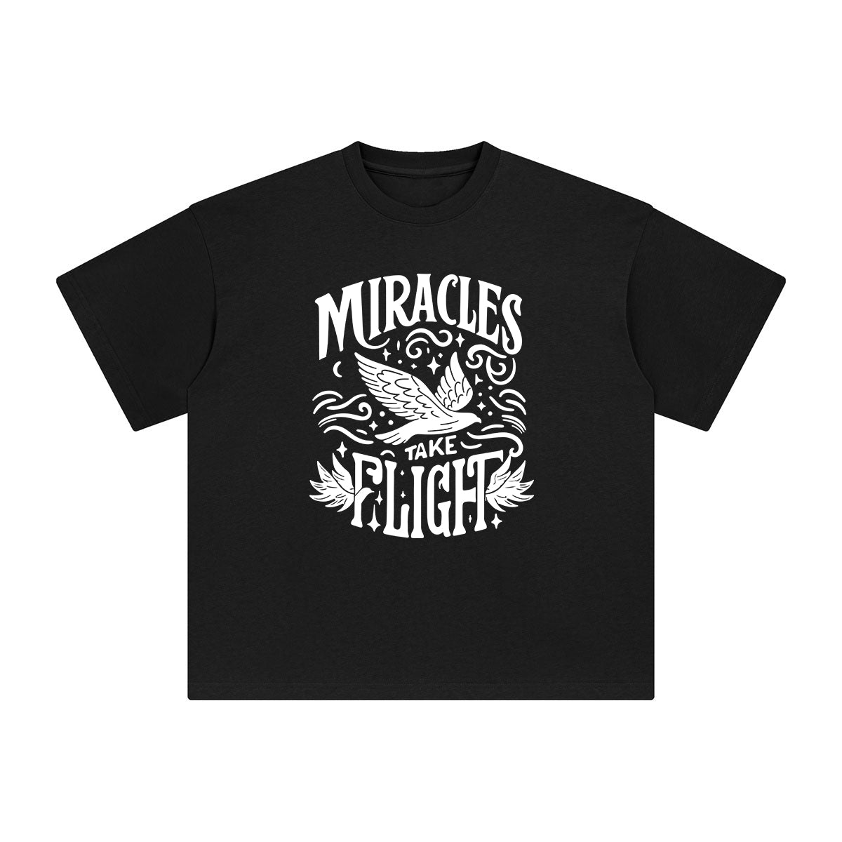 Miracles Take Flight Graphic Tee-INNBLAC Fashion Apparel