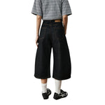 Bermudas con lavado vintage y salpicaduras de tinta