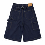 Bermudas con lavado vintage y salpicaduras de tinta