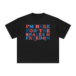 Freedom Quote Graphic Tee-INNBLAC Fashion Apparel