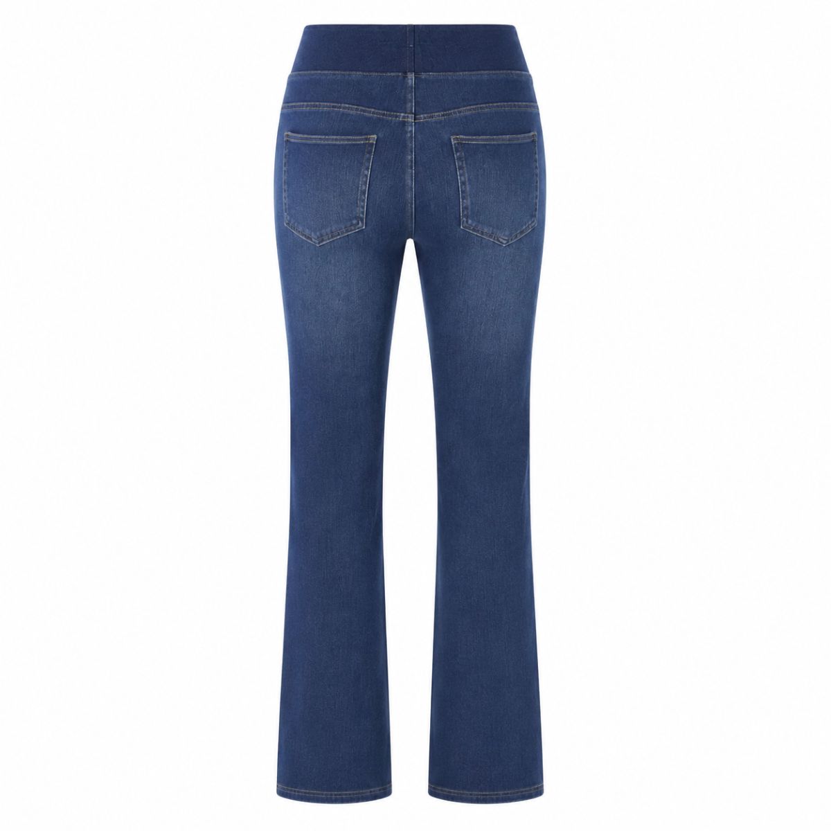 Vintage Washed High Waist Straight Leg Jeans