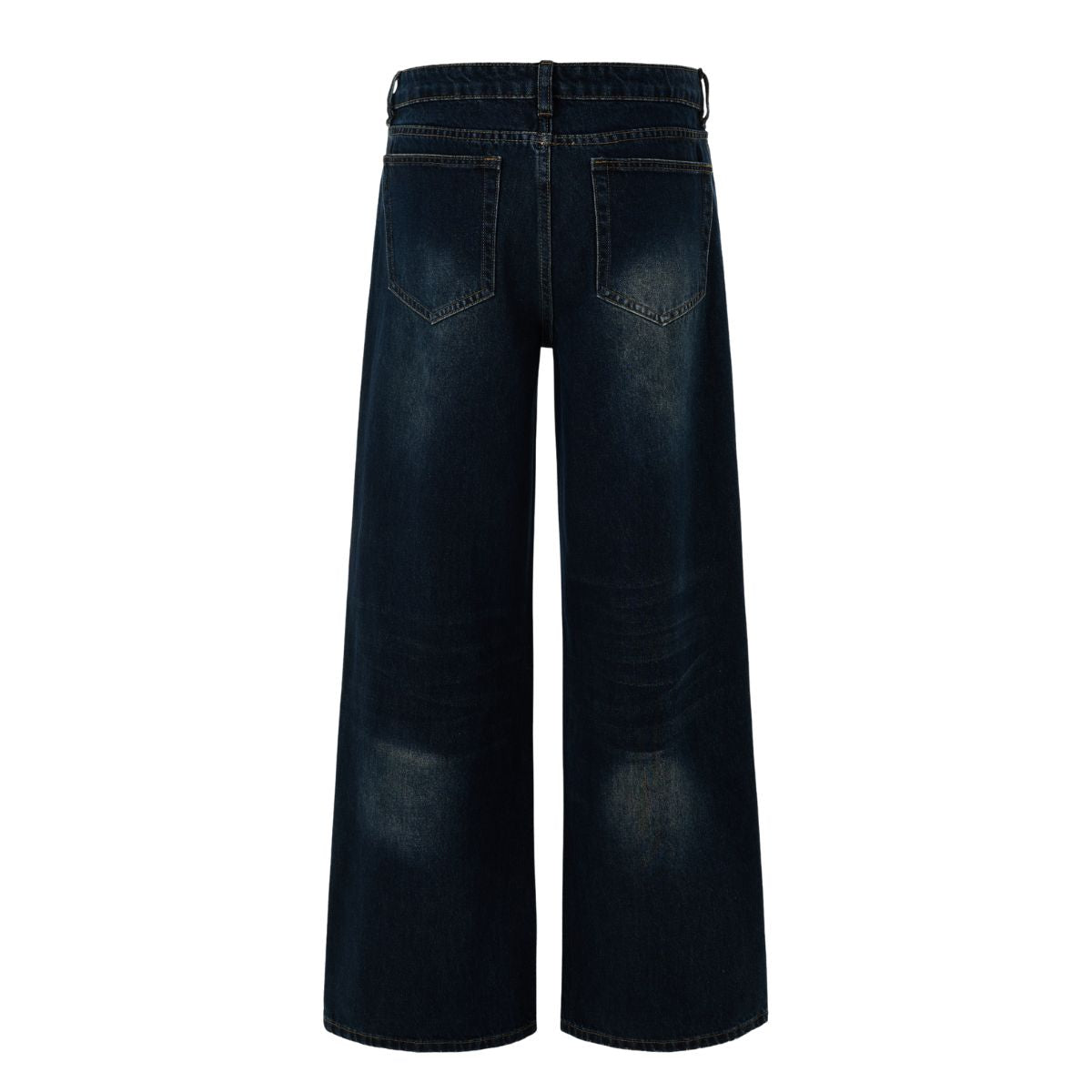 Vintage Studded Wide Leg Jeans