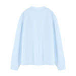 Heavyweight Vintage Cotton Collared Long Sleeve Sweatshirt