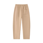 Old‑Money Thick Warm Drawstring Scimitar Wide‑Leg Pants