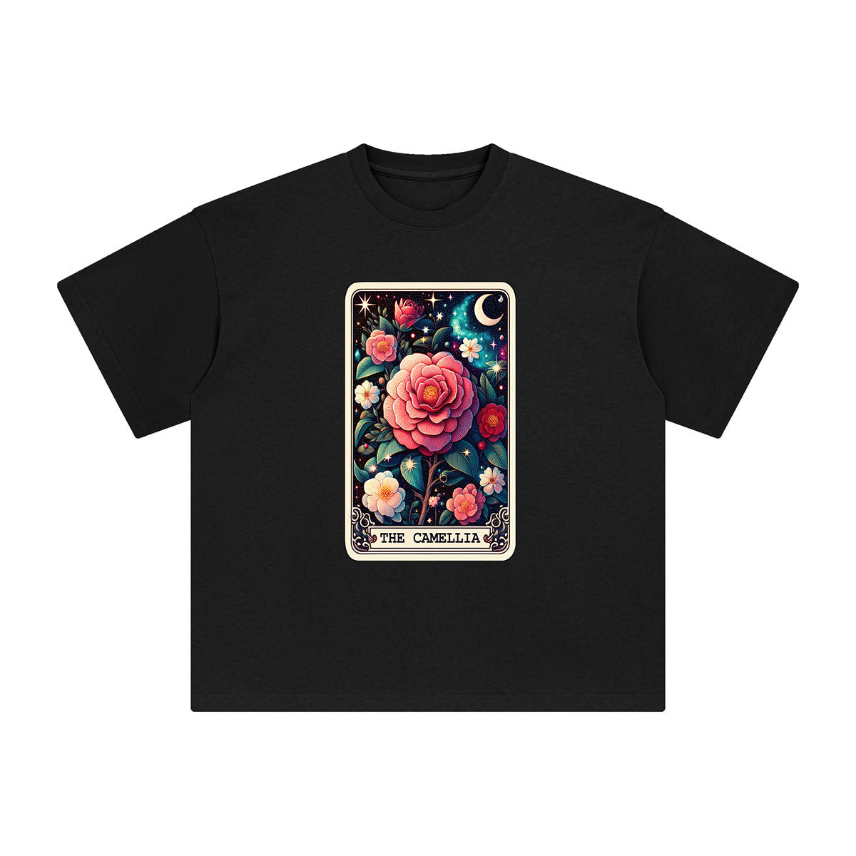 The Camellia Graphic Tee-INNBLAC Fashion Apparel