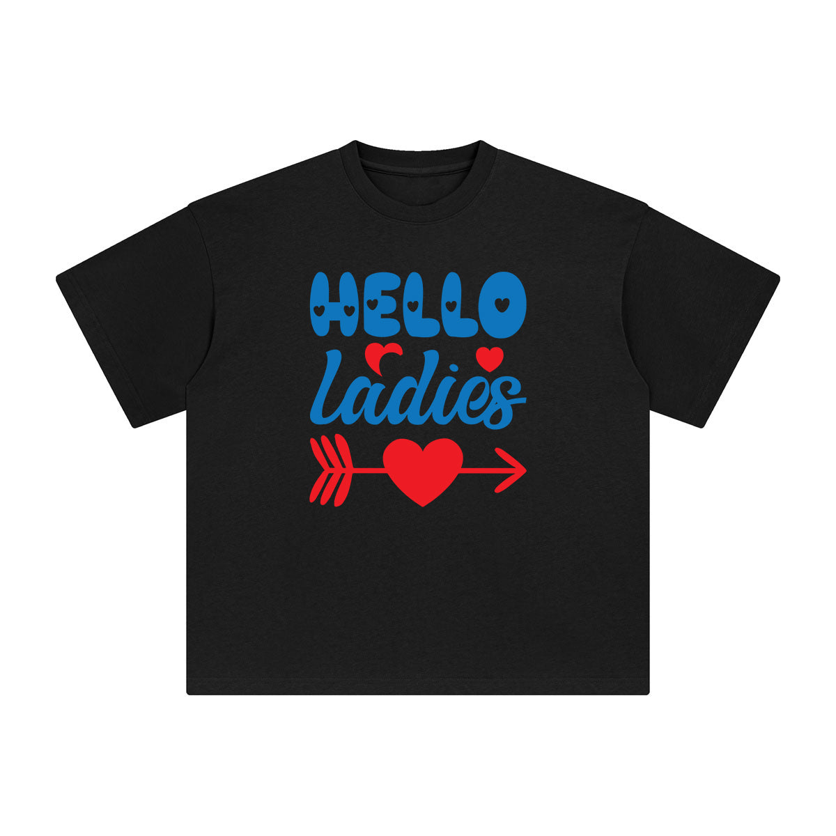Hello Ladies Graphic Tee-INNBLAC Fashion Apparel