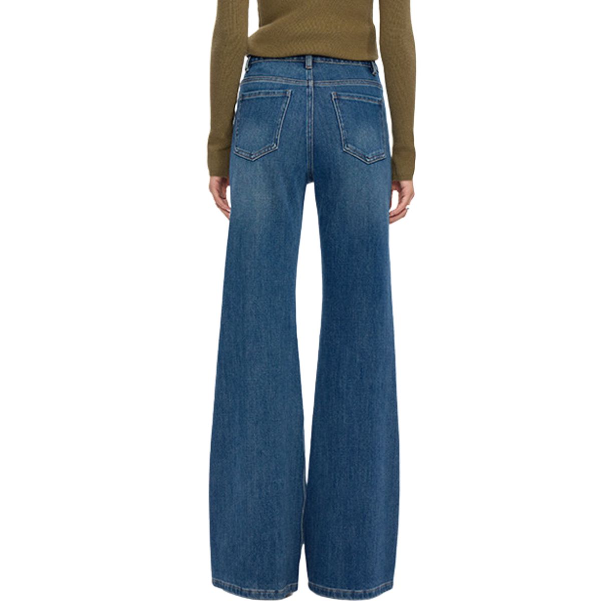 Risen Women's High-Rise Stretch Bootcut Jeans