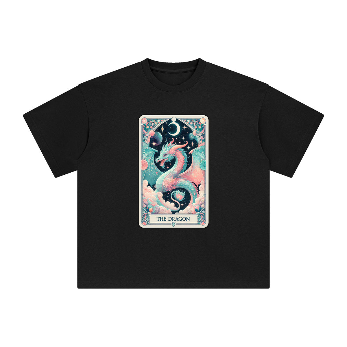 The Dragon Card Graphic Tee-INNBLAC Fashion Apparel
