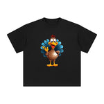 Funny Turkey Graphic Tee-INNBLAC Fashion Apparel