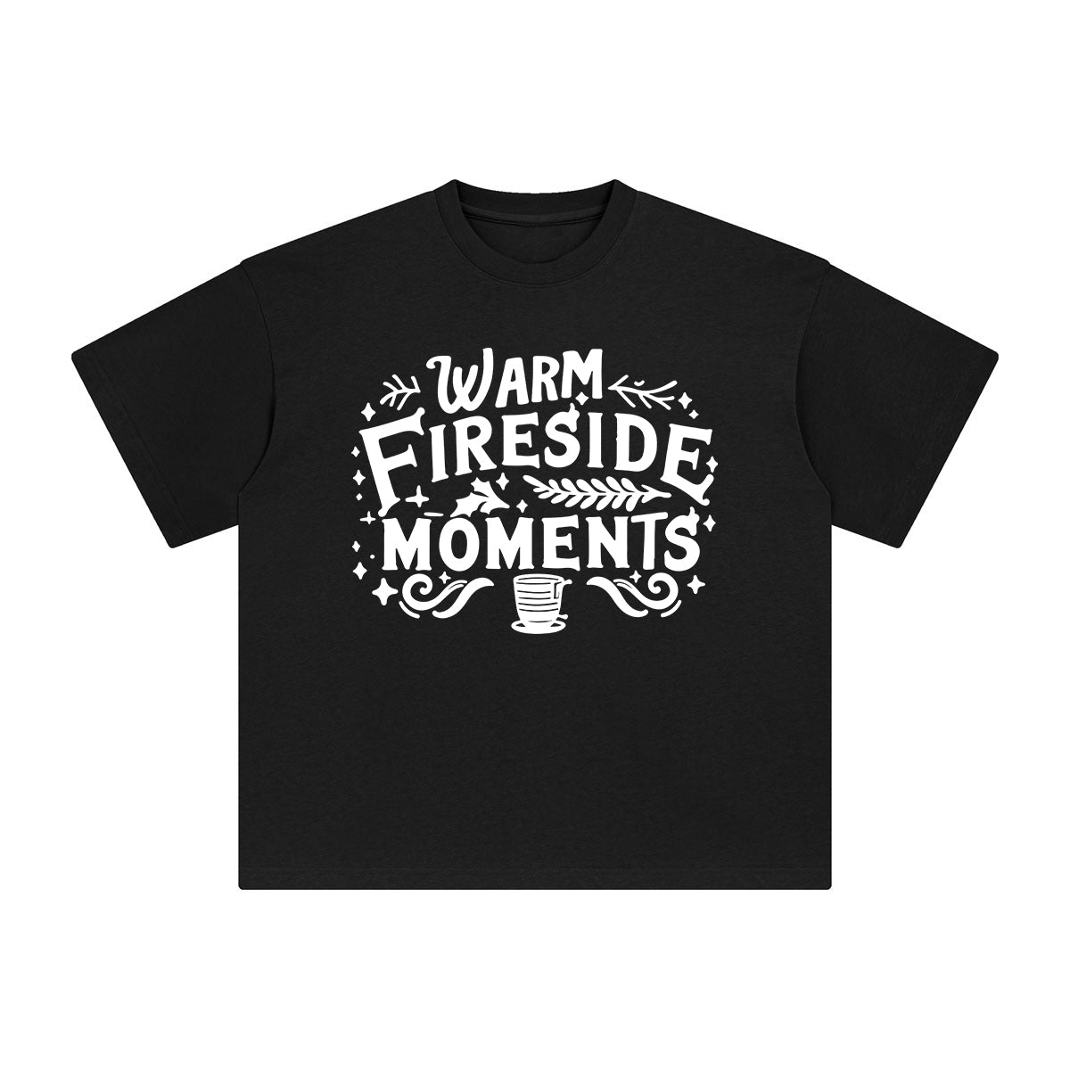 Warm Fireside Moments Graphic Tee-INNBLAC Fashion Apparel