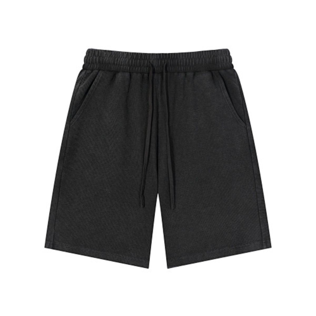 Bermudas con lavado vintage y salpicaduras de tinta