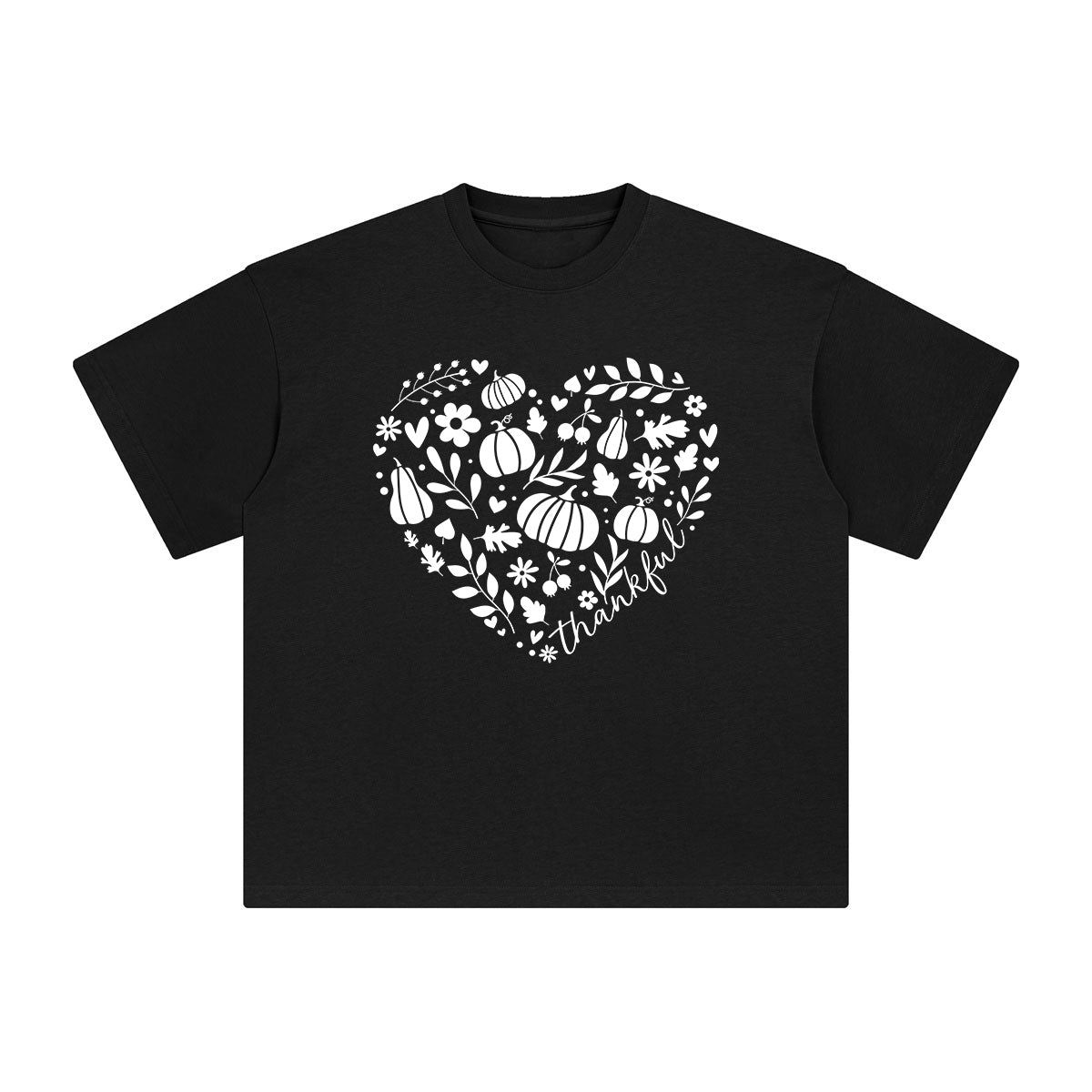 Thankful Heart Graphic Tee-INNBLAC Fashion Apparel
