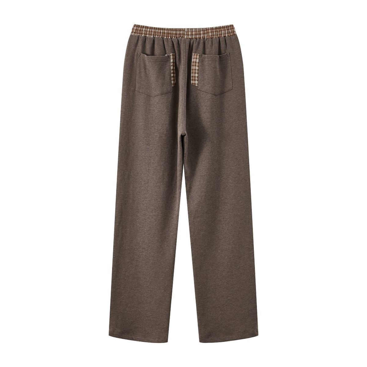 Quiet‑Luxury Old‑Money Heather Contrast Trousers