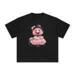 Pink Doll Graphic Tee-INNBLAC Fashion Apparel