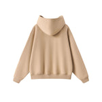 Old‑Money Boxy Fleece‑Lined Zip‑Up Hoodie