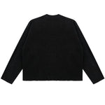 Heavyweight Washed Waffle Cotton Long Sleeve Tee 340G