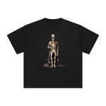 Halloween Skeleton Graphic Tee-INNBLAC Fashion Apparel