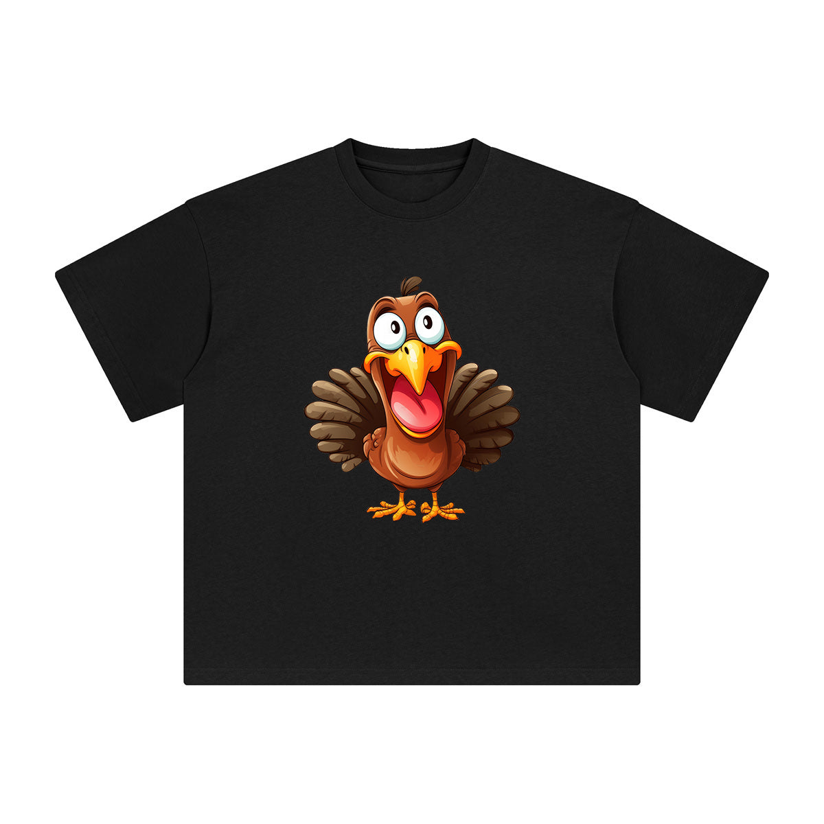 Funny Turkey Graphic Tee-INNBLAC Fashion Apparel