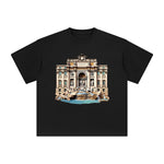 Trevi Fountain Graphic Tee-INNBLAC Fashion Apparel