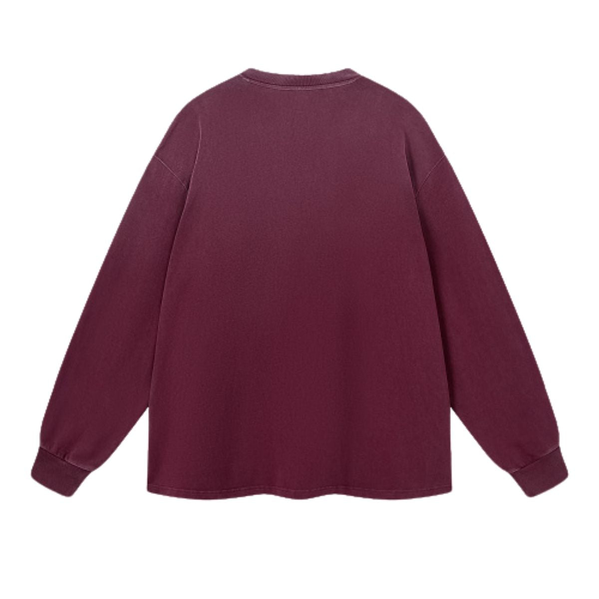 Vintage Overdyed Washed Cotton Long Sleeve T-Shirt