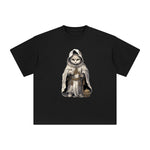 Ghost Cat Graphic Tee-INNBLAC Fashion Apparel