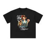 Retro Women Buying Donut Graphic Tee-INNBLAC Fashion Apparel
