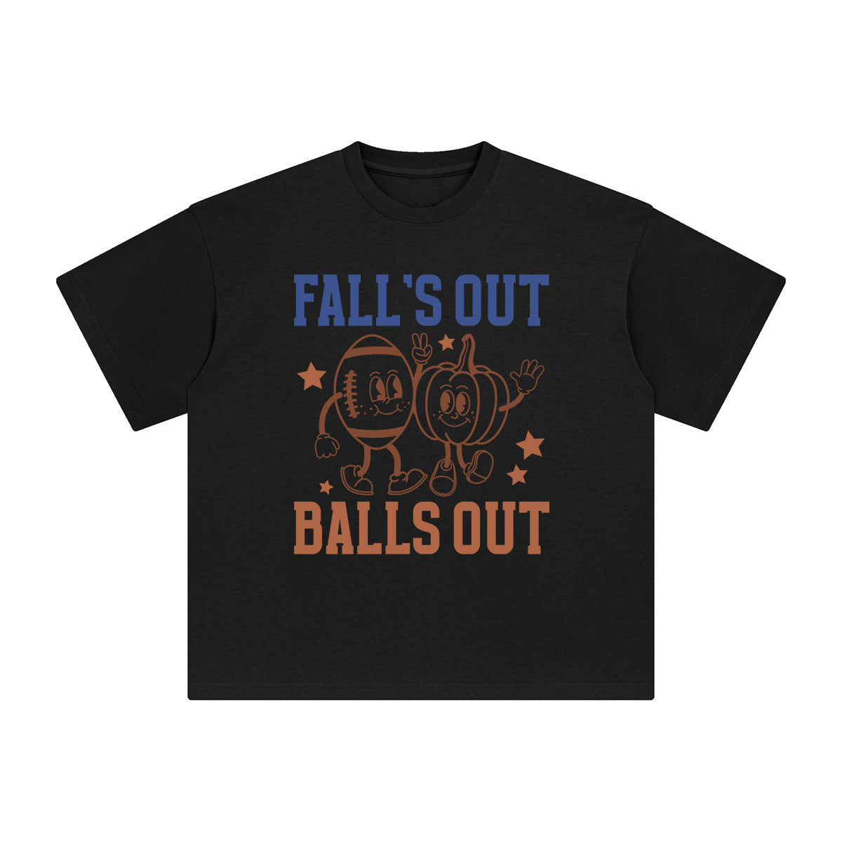Fall's Out Balls Out Graphic Tee-INNBLAC Fashion Apparel