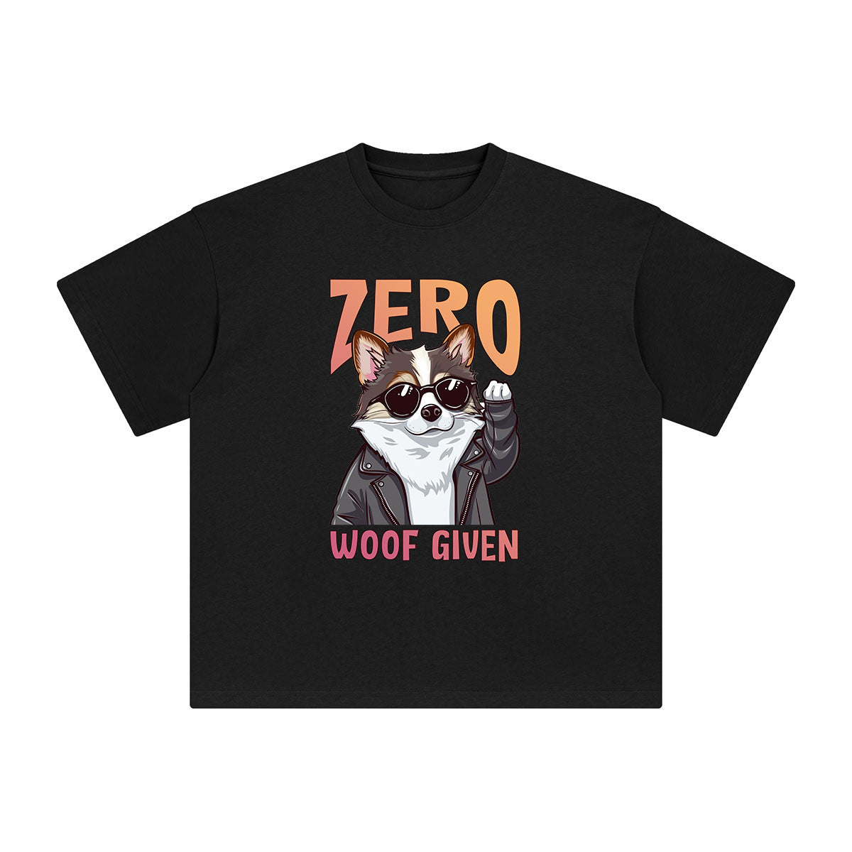 Zero Woof Given Graphic Tee-INNBLAC Fashion Apparel