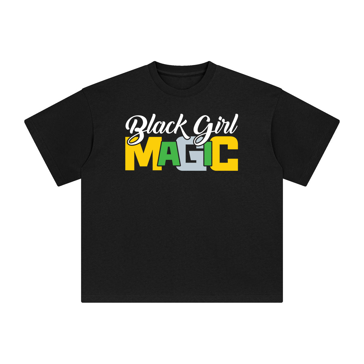 Black Girl Magic Aesthetic Graphic Tee-INNBLAC Fashion Apparel