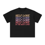 Self Love Is The Best Love Graphic Tee-INNBLAC Fashion Apparel