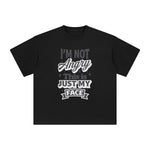 I'm Not Angry Graphic Tee-INNBLAC Fashion Apparel