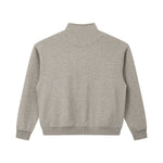 Relaxed Drop‑Shoulder Half‑Zip Sweatshirt