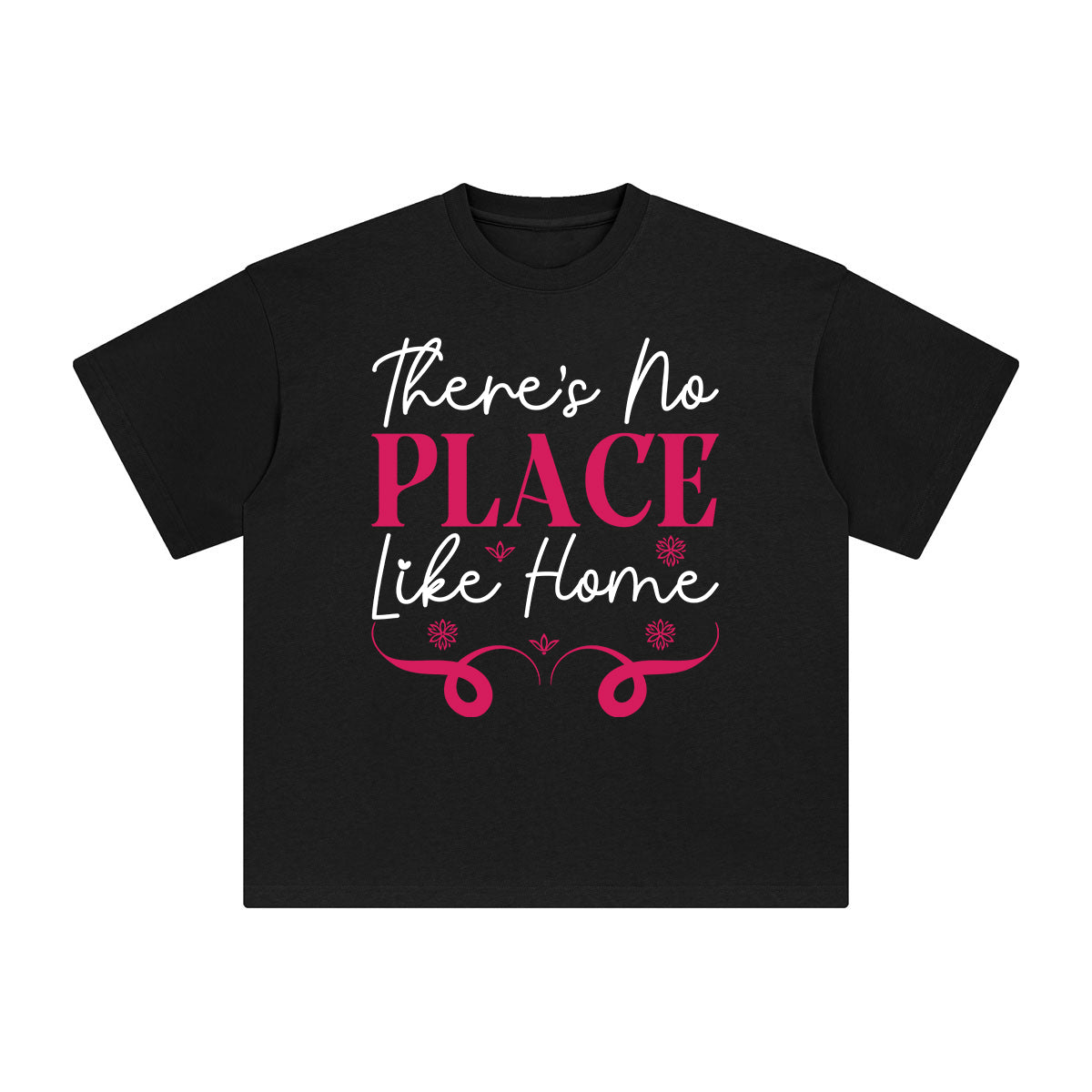 There's No Place Like Home Aesthetic Graphic Tee-INNBLAC Fashion Apparel