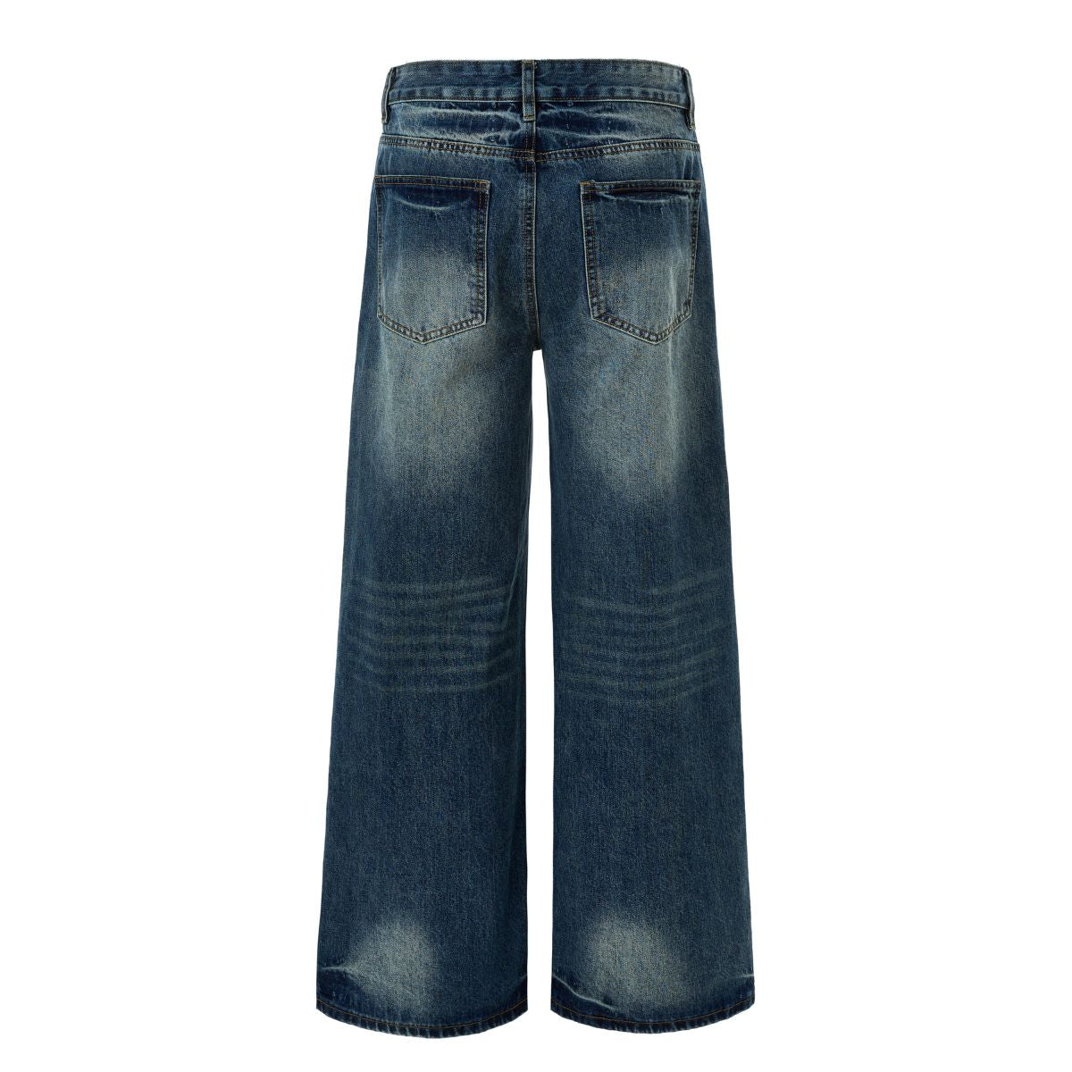 Vintage Washed Wide Leg Jeans