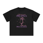 Pineapples Cocktail Graphic Tee-INNBLAC Fashion Apparel