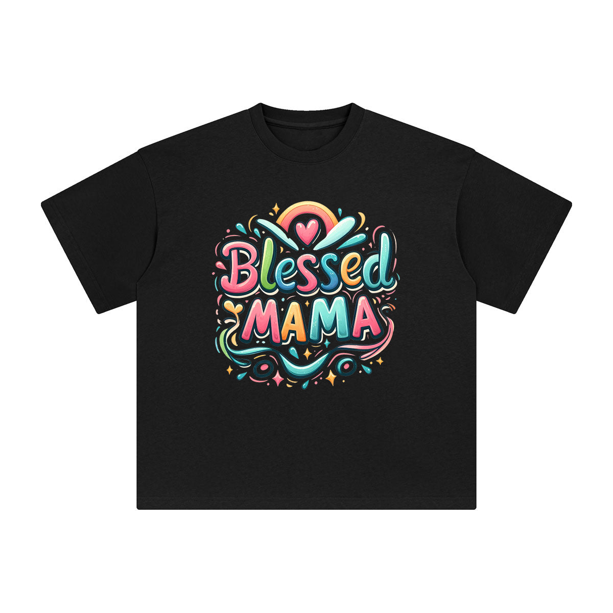 Blesses Mama Graphic Tee-INNBLAC Fashion Apparel