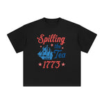 Spilling The Tea 1773 Graphic Tee-INNBLAC Fashion Apparel