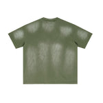 Acid Washed Distressed Reverse Tee 8oz