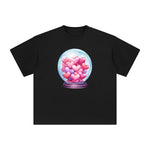 Valentine Love Globe Graphic Tee-INNBLAC Fashion Apparel