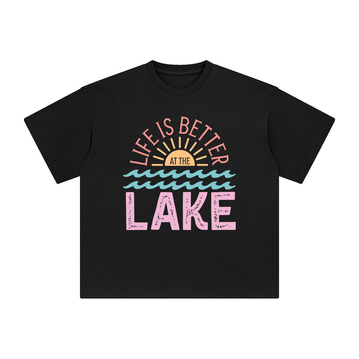 Life Is Better At The Lake Graphic Tee-INNBLAC Fashion Apparel