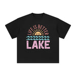 Life Is Better At The Lake Graphic Tee-INNBLAC Fashion Apparel