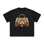 Leopard Pattern Bag Graphic Tee-INNBLAC Fashion Apparel